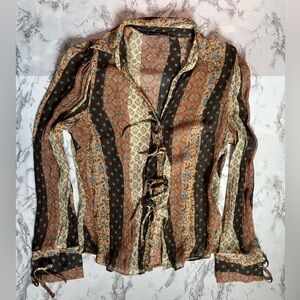 Per Una Size 14 Long Sleeve Blouse